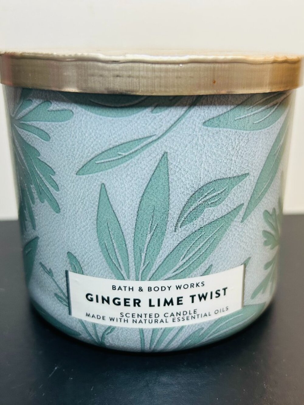 Bath & Body Works Ginger Lime Twist 3-Wick Candle NEW